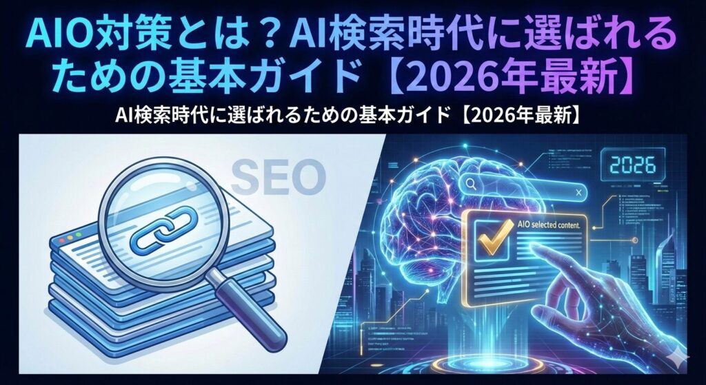AIO対策とは？AI検索時代に選ばれるための基本ガイド